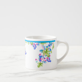 Tasse Expresso Baies de porcelaine sur une Musique d'Espresso