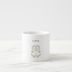 Tasse Expresso Balance rose, zodiaque, signe du zodiaque