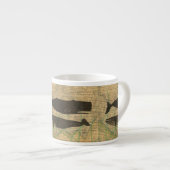 Tasse Expresso Baleine antique Vie marine (Devant droit)