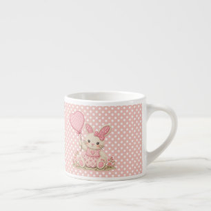 Tasse Expresso Ballon de lapin rose