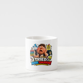 Tasse Expresso Ballon de rentrée scolaire à personnages drôles