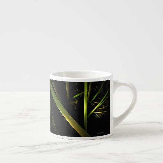 Tasse Expresso Bambou Abstrait (Droite)