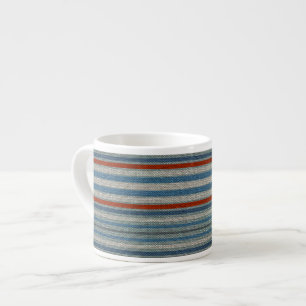 Tasse Expresso Bande de lin nautique