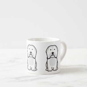 Tasse Expresso Bande dessinée de chien de Havanese