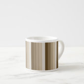Tasse Expresso Bandes d'ombre Brown (Devant droit)