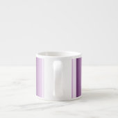 Tasse Expresso Bandes d'ombre prune violette (Dos)