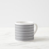 Tasse Expresso Bandes grises (Devant droit)
