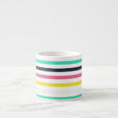 Tasse Expresso Bandes horizontales colorées (Devant)