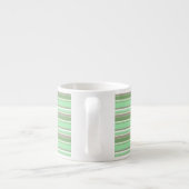 Tasse Expresso Bandes vert pâle (Dos)