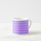 Tasse Expresso Bandes violettes (Devant droit)
