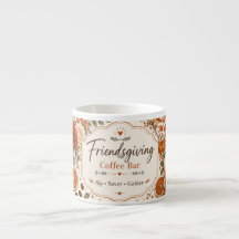 Bar à café Friendsgiving