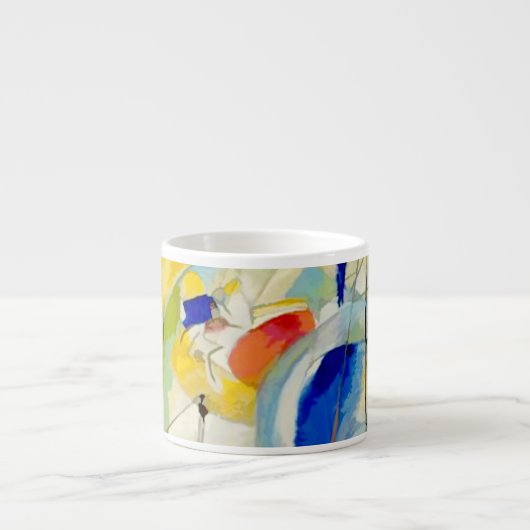 Tasse Expresso Bataille navale de Kandinsky 1913 (Devant)
