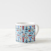 Tasse Expresso Bateaux marins (Devant droit)