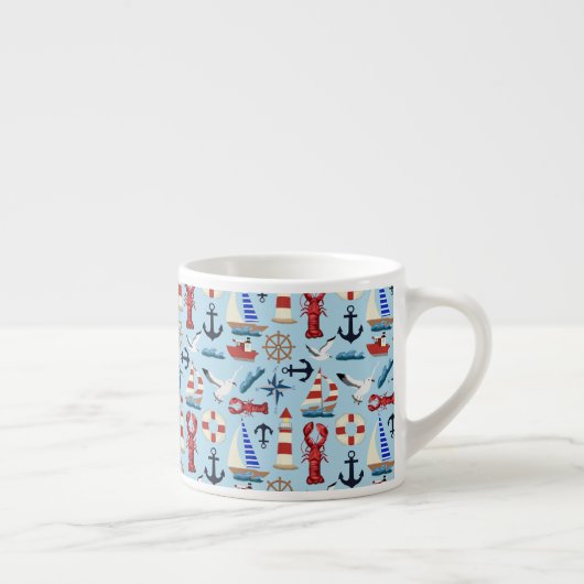 Tasse Expresso Bateaux marins (Droite)
