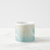Tasse Expresso Beach House Clam Shell Aqua Blue ID623 (Devant)