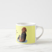 Tasse Expresso Beagle chiot mignon bouddin maman chien (Droite)