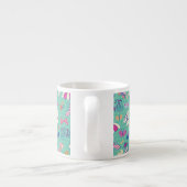 Tasse Expresso Beau Motif aux éléments d'été (Dos)
