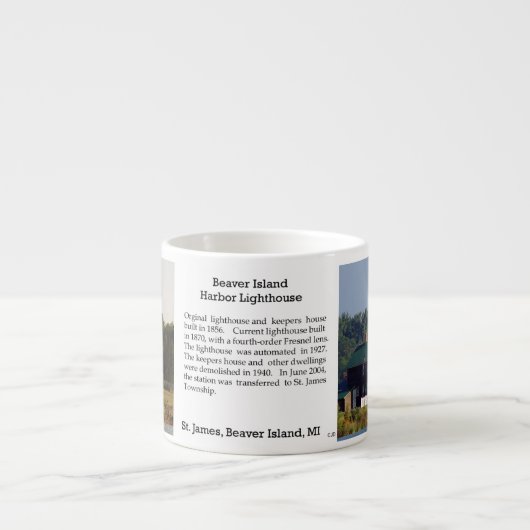 Tasse Expresso Beaver Island Harbour Lighthouse espresso mule (Devant)