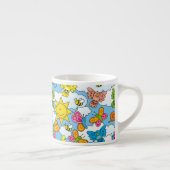 Tasse Expresso Bébé Animaux Arrière - plan (Droite)