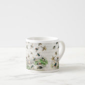 Tasse Expresso Bee Honey Travailleur Queen Bees Antique (Devant droit)
