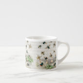 Tasse Expresso Bee Honey Travailleur Queen Bees Antique (Droite)