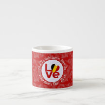 Belgique Red LOVE Drapeau personnalisé