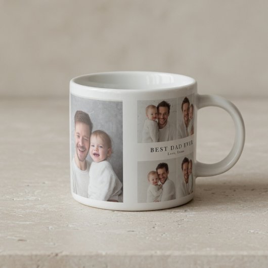 Tasse Expresso Best Grandpa Ever Photo | Personalized