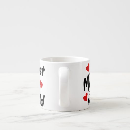Tasse Expresso Best Mom In The World Mother's Day (Dos)