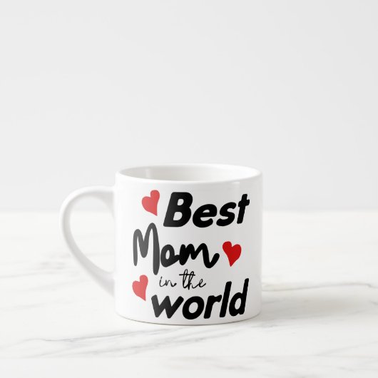 Tasse Expresso Best Mom In The World Mother's Day (Gauche)