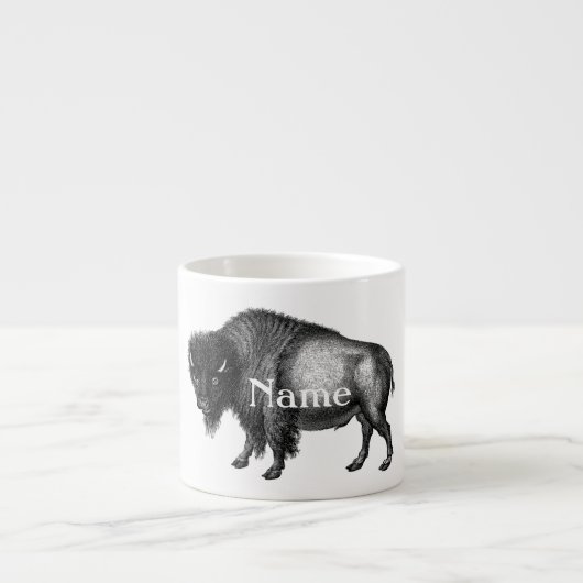 Tasse Expresso Big Bison Buffalo Thunder-Cove  (Devant)