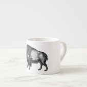 Tasse Expresso Big Bison Buffalo Thunder-Cove  (Devant droit)