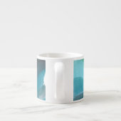 Tasse Expresso Big Blue Leaf I (Dos)