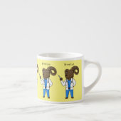Tasse Expresso Bighorn sheep doctor cartoon illustration (Droite)