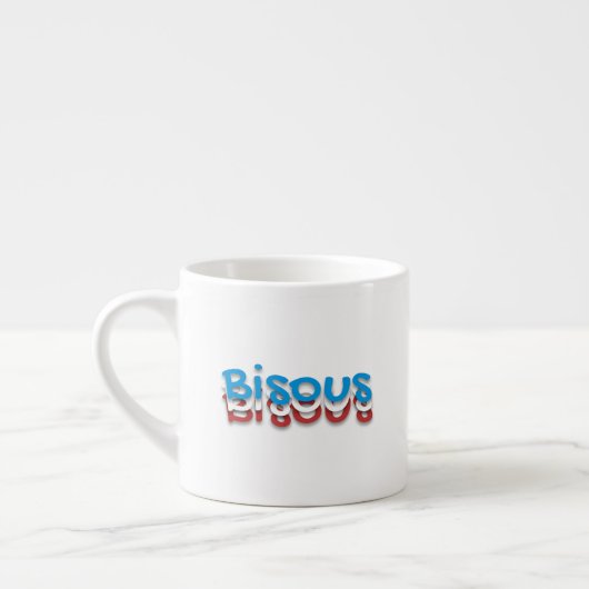 Tasse Expresso Bisous (baisers) (Gauche)