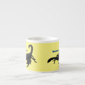 Tasse Expresso Black hungry scorpion (Devant)