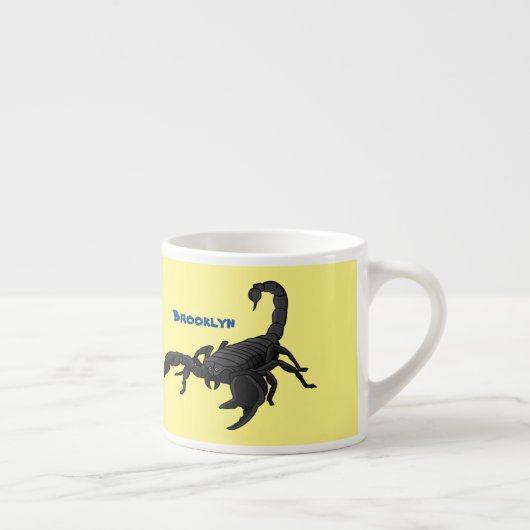 Tasse Expresso Black hungry scorpion (Droite)