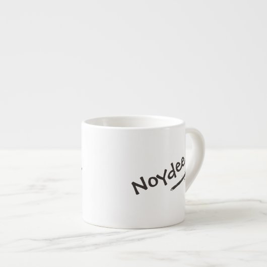 Tasse Expresso Black Lettering and Arrow on your (Devant droit)
