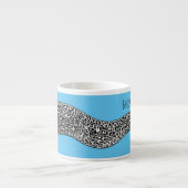 Tasse Expresso Black spotted moray eel cartoon (Devant)