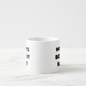 Tasse Expresso Black Text Meilleurs T-shirts et cadeaux de Beppe (Devant)