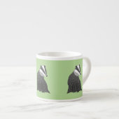 Tasse Expresso Blaireau (Devant droit)