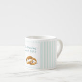 Tasse Expresso Bleu - Bagues Mariages (Devant droit)