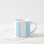 Tasse Expresso Bleu, Blancs, Motif rayé (Droite)