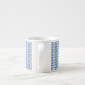Tasse Expresso Bleu courant Tan de Candystripe (Dos)