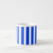 Tasse Expresso Bleu et Motif blanc pour voiles verticales (Devant)