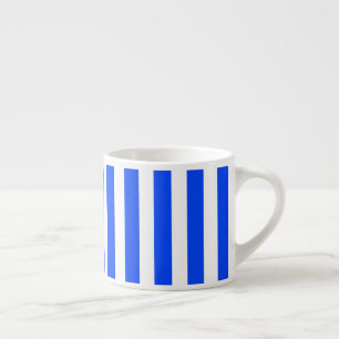 Tasse Expresso Bleu et Motif blanc pour voiles verticales