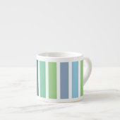 Tasse Expresso Bleu et vert (Devant droit)