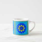 Tasse Expresso Bleu fleur (Droite)