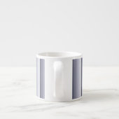 Tasse Expresso Bleu gris rayures (Dos)