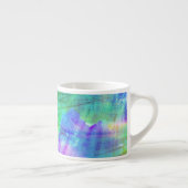 Tasse Expresso bleu sans couture d'aquarelle d'arrière - plan (Droite)