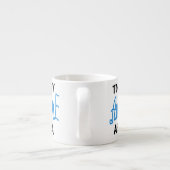 Tasse Expresso Bleu Totalement génial Cadeaux Abuela (Dos)